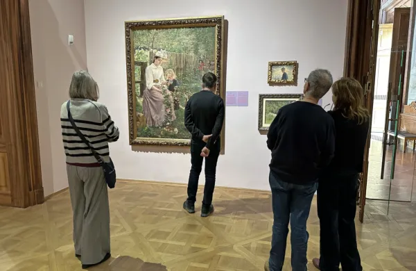 

Mnoge obiskovalce galerije Belveder  je očaralo slikarsko delo 
Ivane Kobilce Poletje (1889-90).    