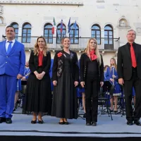 Slovesnosti ob 80. obletnici osvoboditve Kopra se je udeležil tudi eden od njenih osrednjih akterjev - partizan Danilo Ivančič (FOTO)