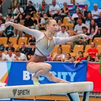 Lucija Hribar zmagi na bradlji danes dodala &scaron;e srebro na gredi, Beno Kunst bronast na preskoku (FOTO)