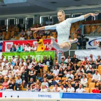 Lucija Hribar zmagi na bradlji danes dodala &scaron;e srebro na gredi, Beno Kunst bronast na preskoku (FOTO)