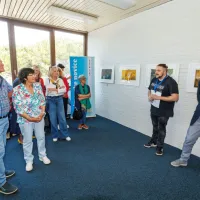 Z odprtjem razstave grafik Zvesta Apollonia krstili tudi kulturni kotiček na sedežu Primorskih novic (FOTO)