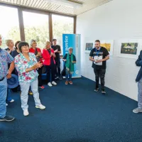 Z odprtjem razstave grafik Zvesta Apollonia krstili tudi kulturni kotiček na sedežu Primorskih novic (FOTO)