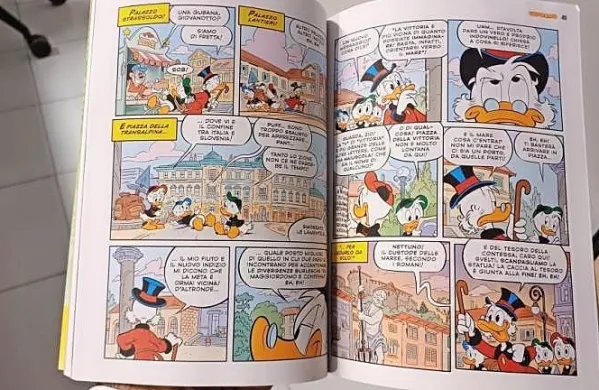 V vseh trafikah v Gorici in bližnji okolici so danes razprodali vse 
izvode stripovske revije Topolino, v kateri je bila v počastitev 
Evropske prestolnice kulture 2025 ena izmed zgodb umeščena v 
goriški prostor. 
