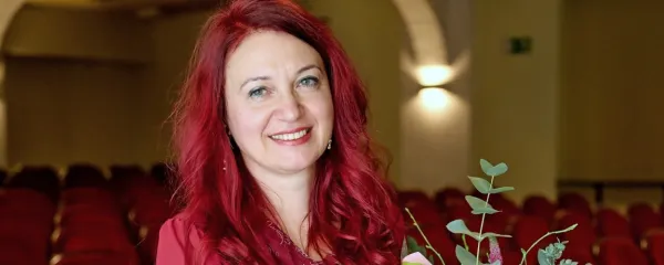 Valentina Češnjevar na podelitvi Gerbičevih nagrad in priznanj