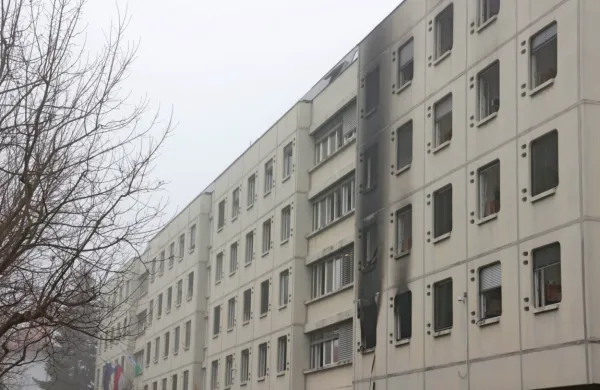 Januarski požar v dijaškem domu