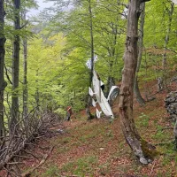 

Poškodovano  letalo  je  ekipa  Flycom Aviation  v petek prepeljala  na  letališče  v  Bovcu.