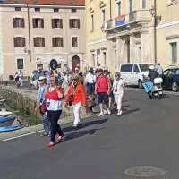 Piran so napolnili tudi številni dnevni gosti.  
