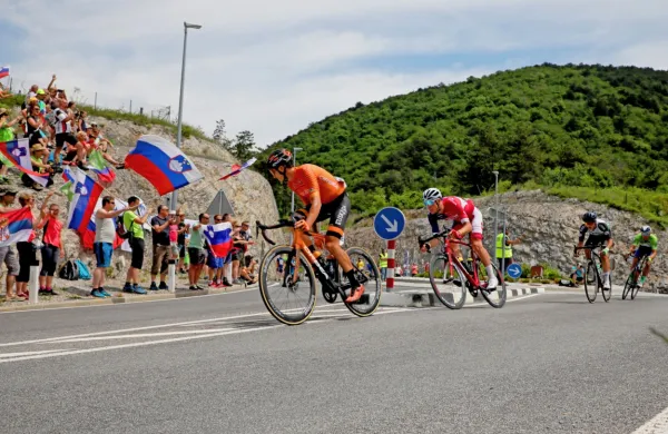 Dirka po Sloveniji tudi na primorske ceste vsako leto privabi lepo 
število kolesarskih privržencev.