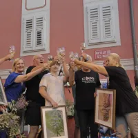 Županovo vino in olje v Izoli pridelali Robi & Dorjano Korenika in Marko Marancin (FOTO)