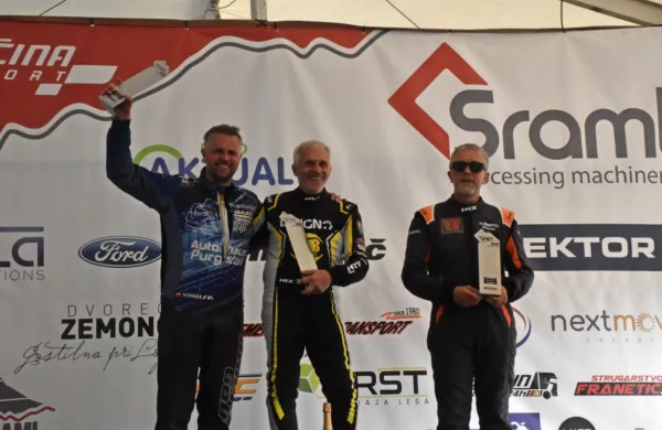 Najhitrejši absolutno - Karl Schagerl, Fausto Bormolini in Vladimir 
Stanković.