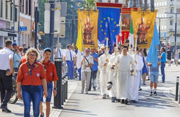 Tudi letos procesija v čast sv. Nazarija, zavetnika mesta Koper (FOTO)