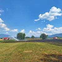 Ponoči goreli smetnjaki, včeraj p&scaron;enično polje (FOTO)