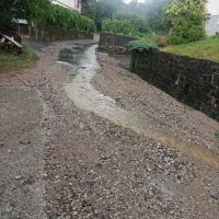 Zaradi padavin več težav na območju ajdovske občine