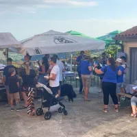 Praznik vina in česna v Novi vasi: kdor prej pride, prej oku&scaron;a