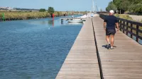 Mostovž v Jernejevem kanalu je tudi priljubljeno sprehajališče.