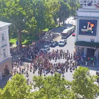 Današnji protestni shod v Ljubljani za preboj blokade v Gazi