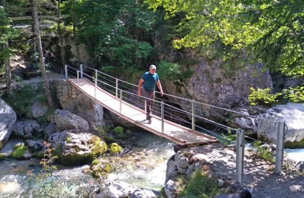 Gornje Posočje ponuja obilo možnosti za oddih v naravi.