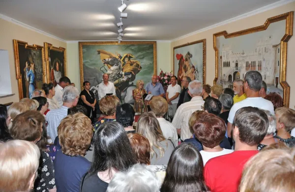 Z odprtja nove galerije v furmanskem dvorcu