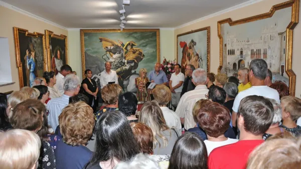 Z odprtja nove galerije v furmanskem dvorcu