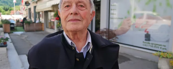 Idrijčan Marjan Kogej - Mare ima pri 89 letih za sabo 76 let igranja v 
najstarejšem, 360-letnem godbenem društvu rudarjev Idrija. 