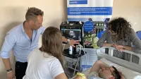  Novi diagnostični ultrazvočni aparat uporabljajo za preiskave, 
terapije in strokovno usposabljanje  zaposlenih.