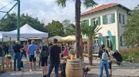 (FOTO) Na Trgu Evrope uradno odprli Super8 - prostor, ki bo povezoval lokalno gastronomijo, kulturo in umetnost
