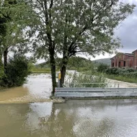 (FOTO in VIDEO) Dekani so bili več kot uro odrezani od sveta