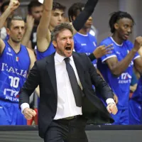 Italijanski selektor Gianmarco 
Pozzecco skrbi tudi za šov ob 
igrišču.