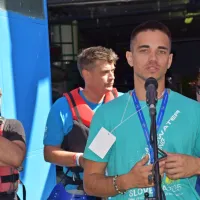 Organizatorjem je čestital tudi sekretar svetovne kajakaške zveze  
Matteo Benciolini.