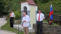 Potem ko je župnik Matej Kobal blagoslovil obnovljeno Mariji in 
padlim Jagrščanom med NOB posvečeno kapelo,  je svetogorski 
Pater Bogdan Knavs izpostavil njen spravni pomen.