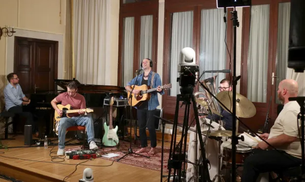 Rudi Bučar Kamen Brin in Trn 2025 &Scaron;elestenja Radio Live Koper Glasbena &scaron;ola Koper Anže Vrabec Ga&scaron;per Kržmanc Goran Krmac Jure Rozman