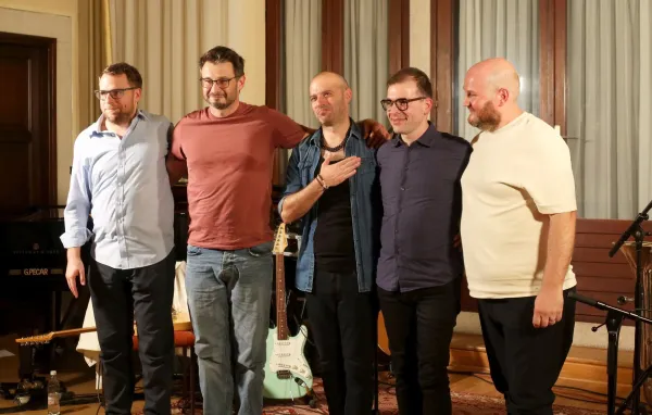Rudi Bučar Kamen Brin in Trn 2025 &Scaron;elestenja Radio Live Koper Glasbena &scaron;ola Koper Anže Vrabec Ga&scaron;per Kržmanc Goran Krmac Jure Rozman