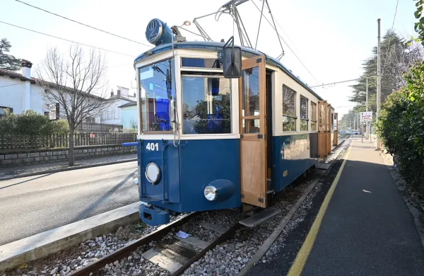fotografije s torkove poskusne vožnje - Damjan Balbitramvaj, opčine trst, december 2024