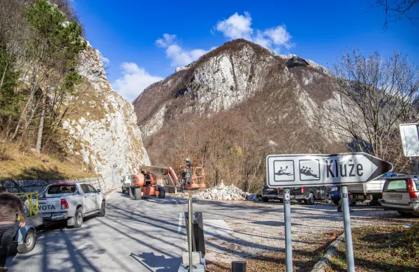 Kluže: zapora ceste &scaron;ele novembra