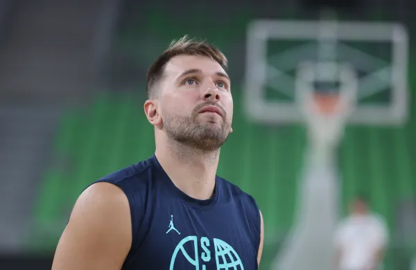 Trening slovenske ko&scaron;arka&scaron;ke reprezentance.