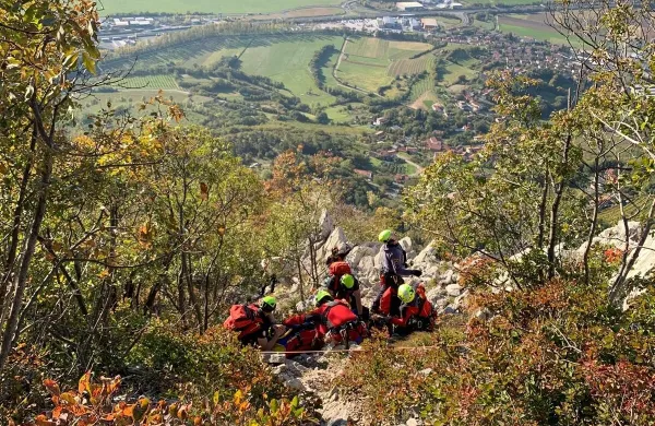 Gradi&scaron;ka tura, planinec, padec GRS Ajdov&scaron;čina