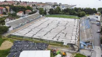 Stadion Izola, NK Izola, Menjava trave, zamenjava trave, umetna trava, nogometno igrisce