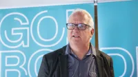 Ljubljana, Muzej za arhitekturo in oblikovanje.Izjava za medije po delovnem omizju GO! 2025 Skupnega odbora Slovenija-Furlanija-Julijska Krajina.Drzavni sekretar na ministrstvu za kulturo Marko Rusjan.