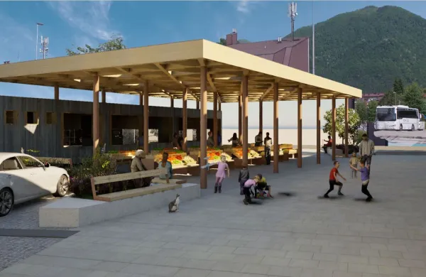 render tržnica tolmin 