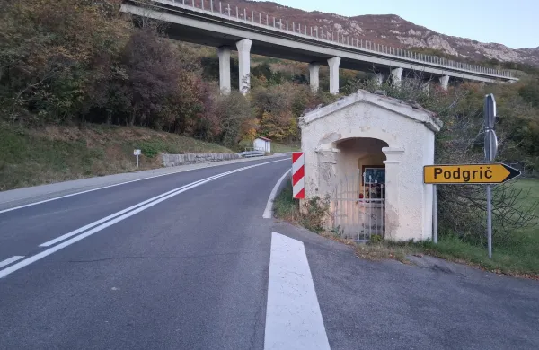 križi&scaron;če Podgrič