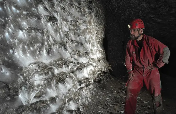 WORDS BYLINE: Hayley ChamberlainResearchers have identified what may be the largest spiderweb on Earth &mdash; a vast colony of more than 111,000 spiders thriving in total darkness within a cave along the Albanian-Greek border.According to a study published on October 17 in Subterranean Biology, the "extraordinary" structure occupies 1,140 square feet (106 square meters) of wall surface in a narrow, low-ceilinged passage near the cave's entrance. The colossal web is formed by thousands of interconnected, funnel-shaped webs, creating a dense, seamless network.This is the first documented case of colonial behaviour between two common spider species &mdash; and possibly the largest spiderweb ever recorded &mdash; said lead author Istv&aacute;n Ur&aacute;k, associate professor of biology at Sapientia Hungarian University of Transylvania in Romania."The natural world still holds countless surprises for us," Ur&aacute;k told Live Science. "If I were to attempt to put into words all the emotions that surged through me [when I saw the web], I would highlight admiration, respect, and gratitude. You have to experience it to truly know what it feels like."The massive web was found inside Sulfur Cave, a cavern formed by sulfuric acid created from the oxidation of hydrogen sulfide in groundwater. The structure was first spotted in 2022 by cavers from the Czech Speleological Society during an expedition to the Vromoner Canyon. In 2024, a team of scientists collected samples from the site, which Ur&aacute;k later analysed before leading his own expedition to the cave.The research identified two species living in the colony &mdash; Tegenaria domestica (the barn funnel weaver or domestic house spider) and Prinerigone vagans. Ur&aacute;k and his team estimated there were roughly 69,000 T. domestica and more than 42,000 P. vagans individuals. DNA analyses confirmed these two species dominate the population.Sulfur Cave's spider community stands out as one of the largest ever observed. The behaviour of these species is particularly unusual, Ur&aacute;k noted, since "a unique case of two species cohabiting within the same web structure in these huge numbers" had never been documented before.Ordinarily, barn funnel weavers would prey on P. vagans, but the lack of light in the cave likely diminishes their vision, reducing predatory behaviour. Instead, the spiders feed on non-biting midges that consume microbial biofilms &mdash; slimy layers formed by sulfur-oxidising bacteria &mdash; coating the cave's surfaces. A sulfur-rich stream running through the cavern sustains this ecosystem, supporting bacteria, midges, and their spider predators.The spiders' diet has a measurable impact on their biology: their microbiomes are significantly less diverse than those of the same species living outside the cave, gut analyses revealed. Genetic data also suggest that the cave-dwelling spiders have evolved distinct traits adapted to their dark, sulfuric environment."Often, we think we know a species completely, that we understand everything about it, yet unexpected discoveries can still occur,&raquo; Ur&aacute;k said. &laquo;Some species exhibit remarkable genetic plasticity, which typically becomes apparent only under extreme conditions. Such conditions can elicit behaviours that are not observed under "normal" circumstances."Preserving this remarkable colony is essential, Ur&aacute;k added, even though the cave's location on the border between two countries poses challenges. The researchers are now preparing another study that will offer deeper insights into Sulfur Cave's extraordinary inhabitants.Featuring: The 1, 140 square feet spider web found deep inside a Sulphur Cave is home to a mixed colony of two different speciesWhen: 05 Nov 2025Credit: Urak et al./Subterranean Biology/INSTARimages**EDITORIAL USE ONLY. MATERIALS ONLY TO BE USED IN CONJUNCTION WITH EDITORIAL STORY. THE USE OF THESE MATERIALS FOR ADVERTISING, MARKETING OR ANY OTHER COMMERCIAL PURPOSE IS STRICTLY PROHIBITED. MATERIAL COPYRIGHT REMAINS WITH STATED PHOTOGRAPHER AND/OR SUPPLIER.**,Image: 1050553809, License: Rights-managed, Restrictions: EDITORIAL USE ONLY. MATERIALS ONLY TO BE USED IN CONJUNCTION WITH EDITORIAL STORY. THE USE OF THESE MATERIALS FOR ADVERTISING, MARKETING OR ANY OTHER COMMERCIAL PURPOSE IS STRICTLY PROHIBITED. MATERIAL COPYRIGHT REMAINS WITH STATED PHOTOGRAPHER AND/OR SUPP, Model Release: no, Credit line: -/INSTAR Images/Profimedia