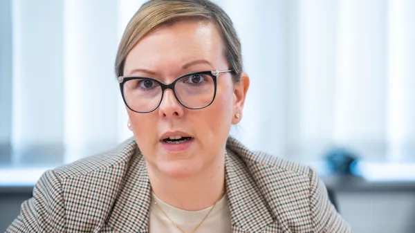 Ljubljana, MKGP.Ministrica za kmetijstvo, gozdarstvo in prehrano Mateja Calu&scaron;ić v pogovori z deležniki v kmetijstvu.