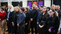 Ljubljana, Sokolski dom na Taboru.Novinarska konferenca ob robu ustanovnega kongresa stranke Mi, socialisti!.