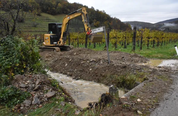Brda poplave dolina Kožbanj&scaron;ček