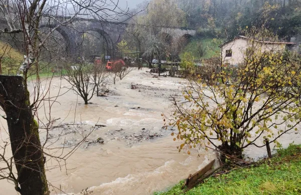 kanal ob soči poplave plazovi