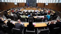 Ljubljana, drzavni zbor.Nadaljevanje seje DZ, na kateri so med drugim nadaljevali obravnavo proracunskih dokumentov za leti 2026 in 2027.