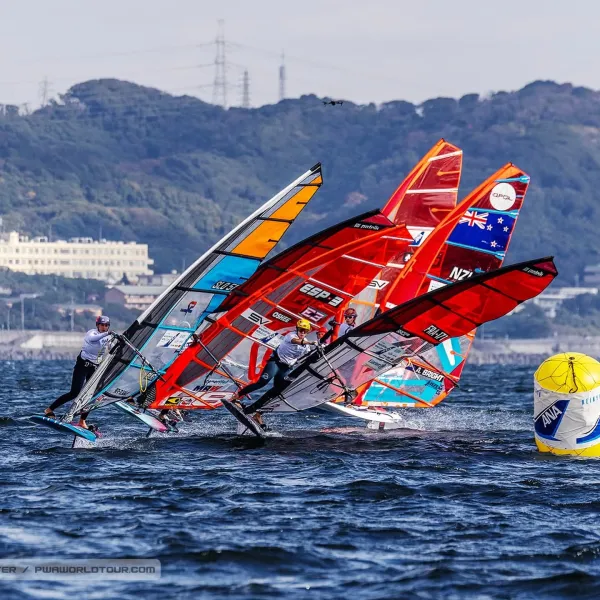 Japonska, lina eržen, druga leto&scaron;nja regata svetovnega pokala v jadranju na deski PWA 