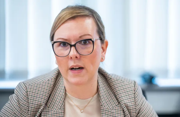 Ljubljana, MKGP.Ministrica za kmetijstvo, gozdarstvo in prehrano Mateja Calu&scaron;ić v pogovori z deležniki v kmetijstvu.