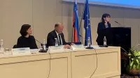 Bernardin, Dnevi du&scaron;evnega zdravja, Jože Ruparčič (na sredini), za govornico Ana Polutnik