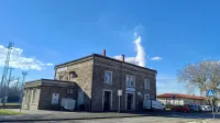 Ilirska Bistrica, Trnovo.Kettejeva literarna pot, ki jo bo obcina Ilirska Bistrica po prenovi in nadgradnji uradno odprla 8. februarja 2025.Zelezniska postaja.